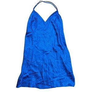 NWT Victoria’s Secret Blue Night Slip Lingerie Night Wear Size Small